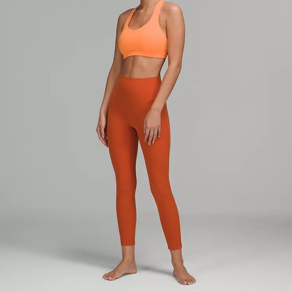 NWT Lululemon Align leggings in Canyon Orange